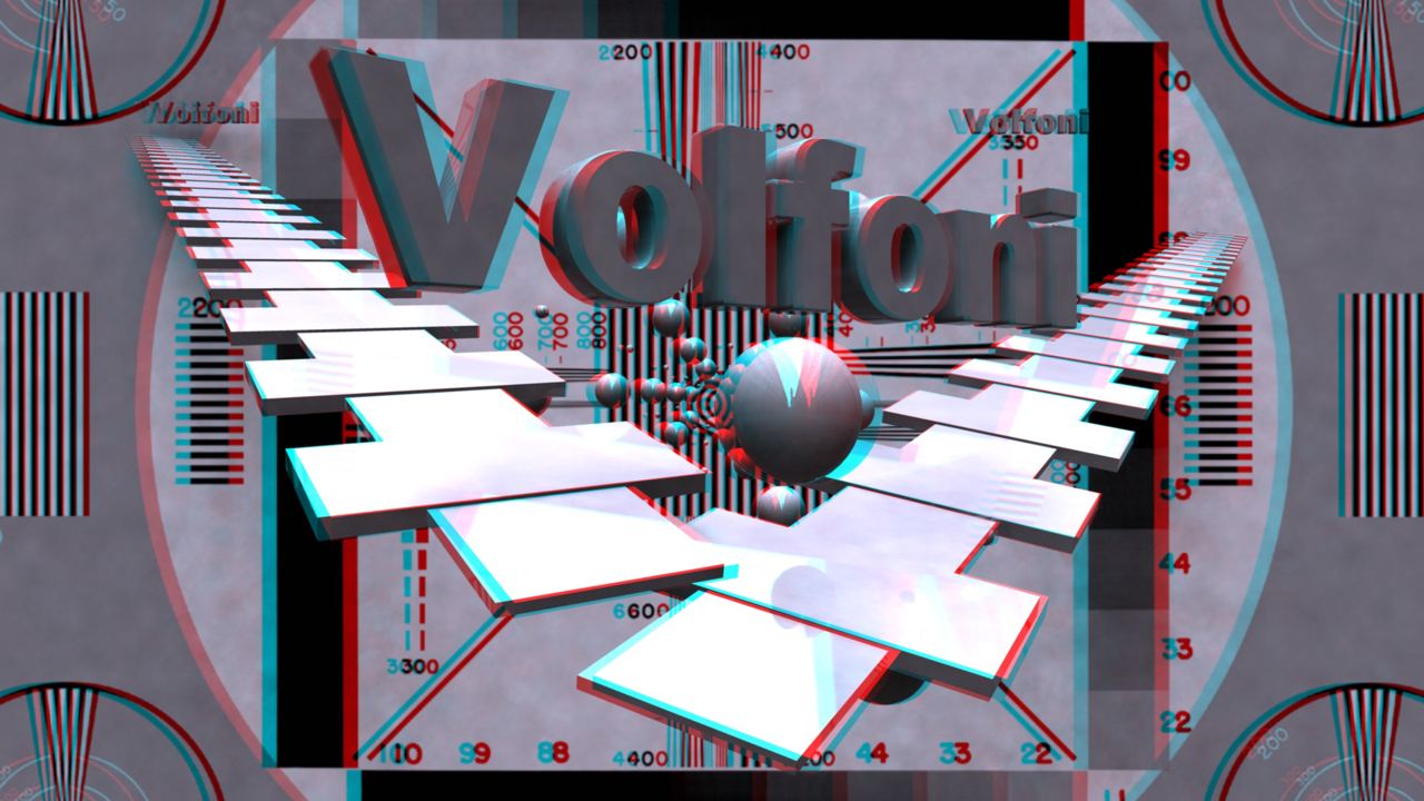 Stereoscopic test imagery representing Stereo 3D